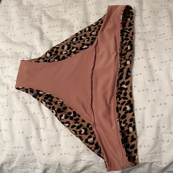 Aerie leopard print bikini bottoms - Picture 4 of 4